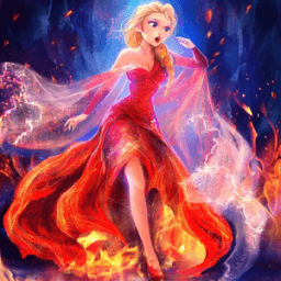 ikon elsa princess fire