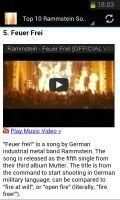 Rammstein Top 10 Songs screenshot 2