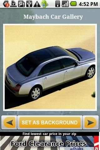 Maybach Car Wallpaper screenshot 2