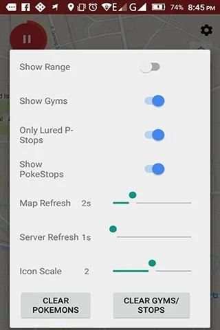 PokeMap : Lacak Pokemon GO screenshot 3