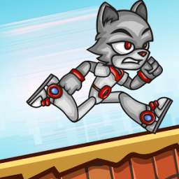 ikon Kucing Lari Canggih