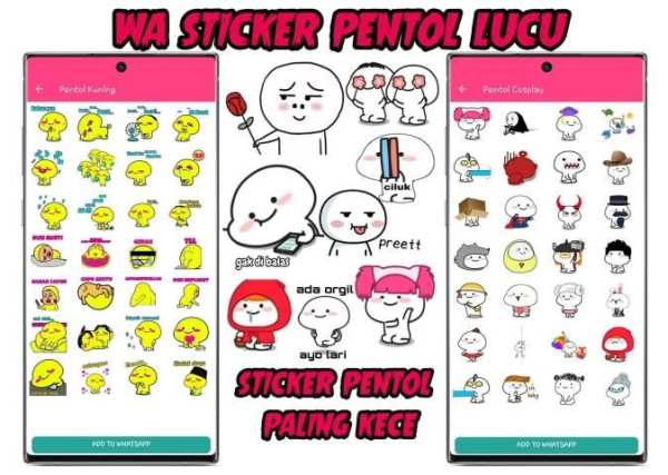 Pentol Stiker WAStickerApps Stiker Pentol Lucu screenshot 5