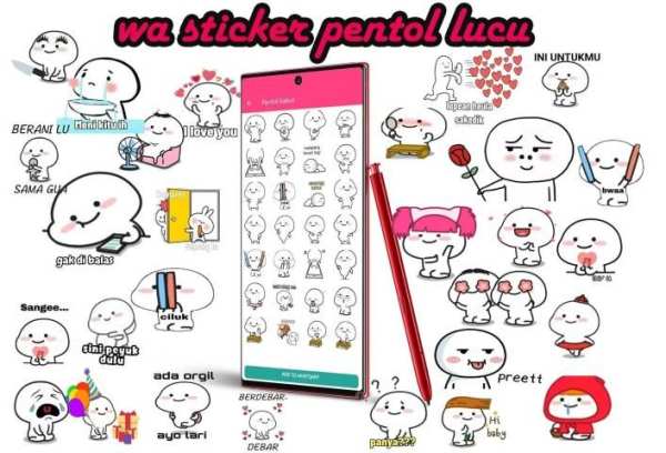 Pentol Stiker WAStickerApps Stiker Pentol Lucu screenshot 4