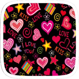 Pink Hearts Theme icon