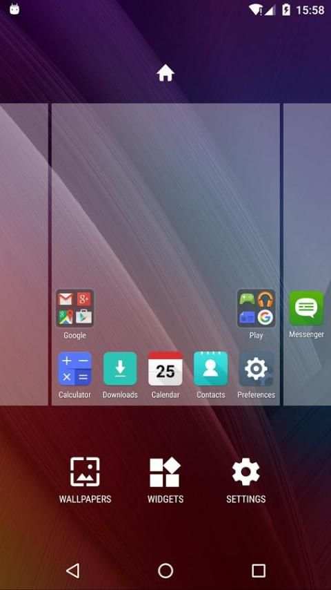 Asus ZenUI Launcher 2 تصوير الشاشة