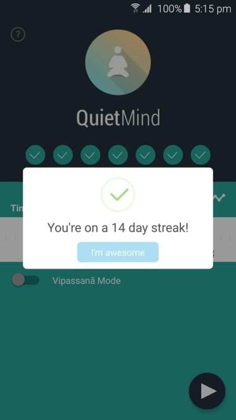 QuietMind - Meditation Timer स्क्रीनशॉट 5