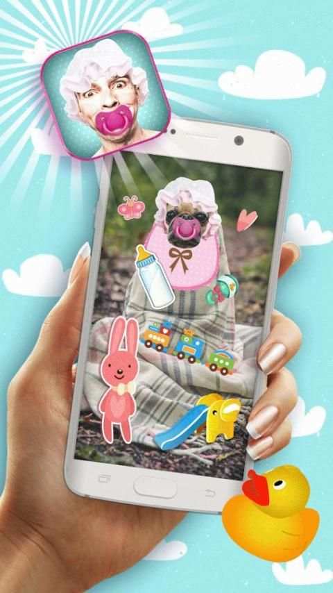 Baby Stickers Funny Photo App screenshot 3