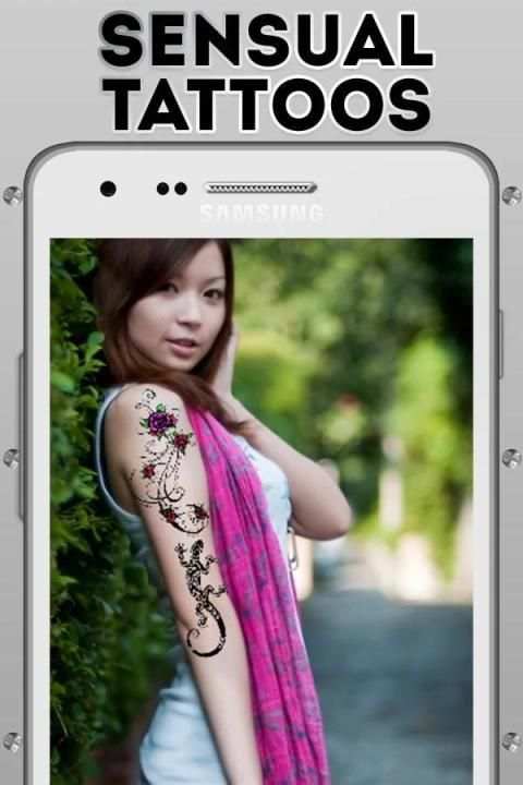 Tattoo Photo Editor 1 تصوير الشاشة