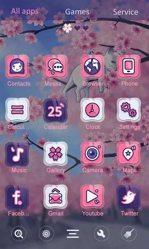 Spring Blossom GO Launcher screenshot 2