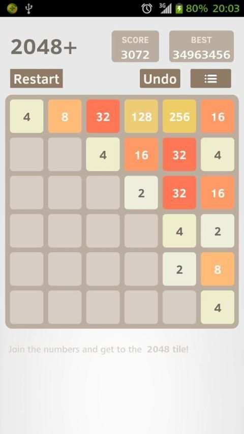 2048 Plus screenshot 2