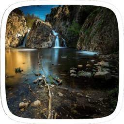 सौंदर्य waterfall विषय आइकन