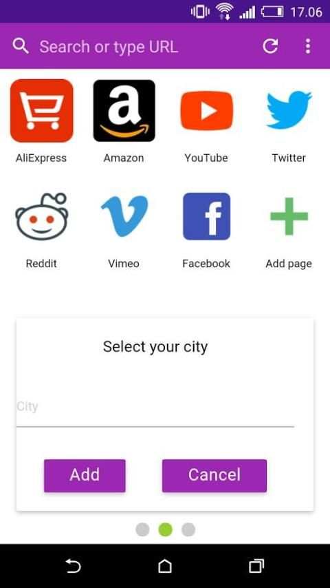 Gecko Browser for Android скриншот 6