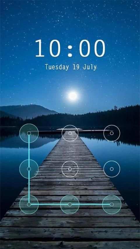 AppLock Tema Moonlight screenshot 3