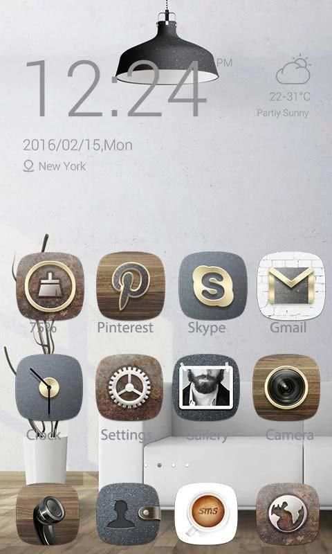 Concise Theme - ZERO Launcher screenshot 3