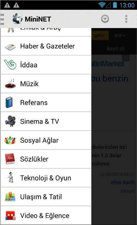 MiniNET | Popüler Siteler screenshot 7