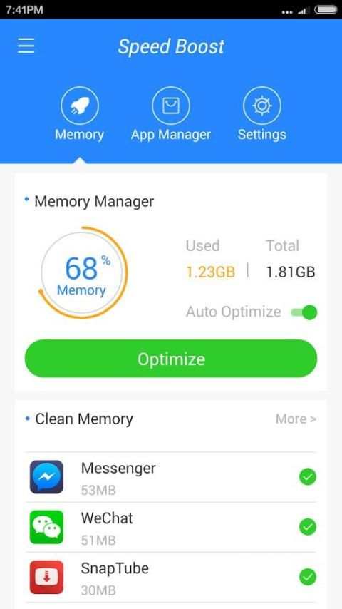 1tap Speed Boost screenshot 4