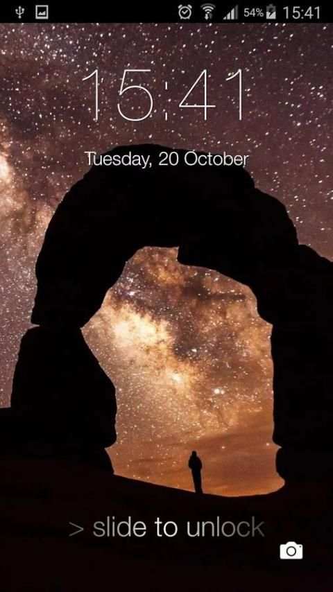 Lock Screen ilauncher 7 OS 9 screenshot 2