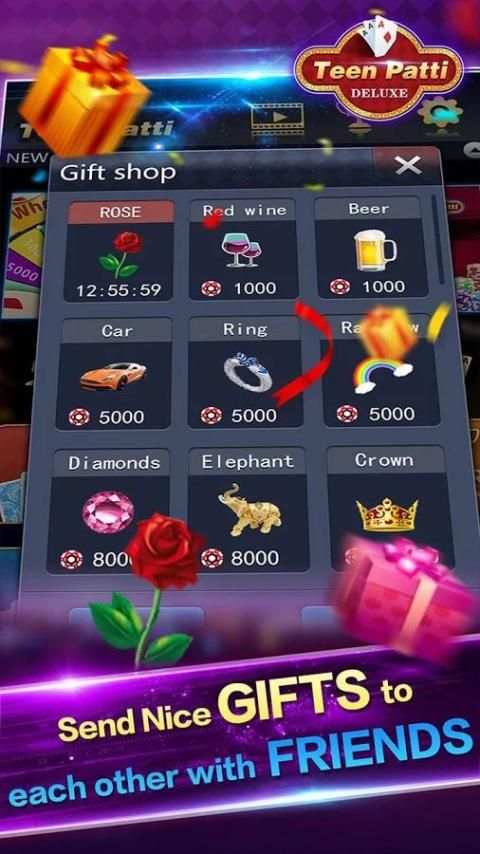 Teen Patti Deluxe-Real Rewards 2 تصوير الشاشة