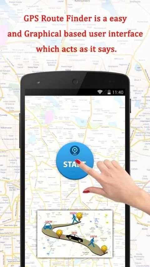 GPS Route Navigation Tracker 9 تصوير الشاشة