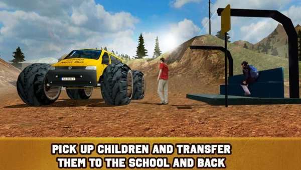 Offroad School Bus Driving Sim screenshot 3