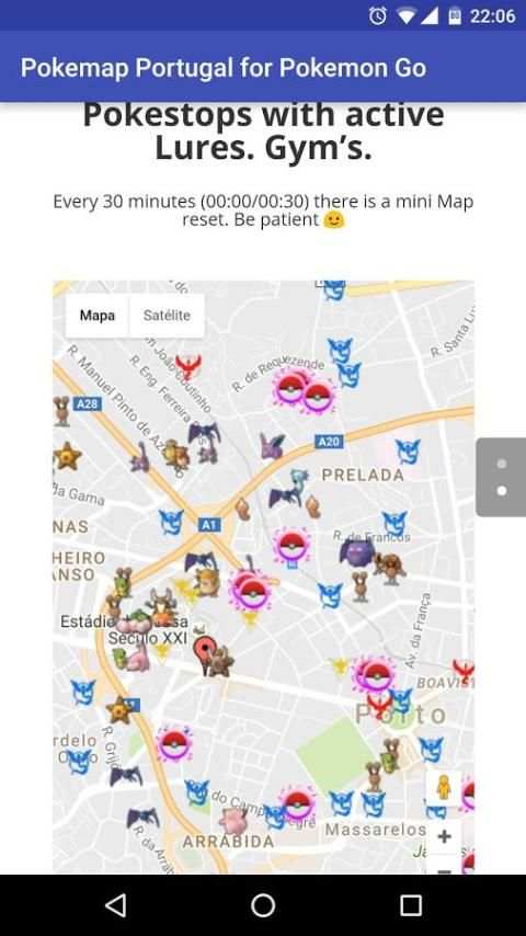 Pokemap Portugal Pokemon Go screenshot 2