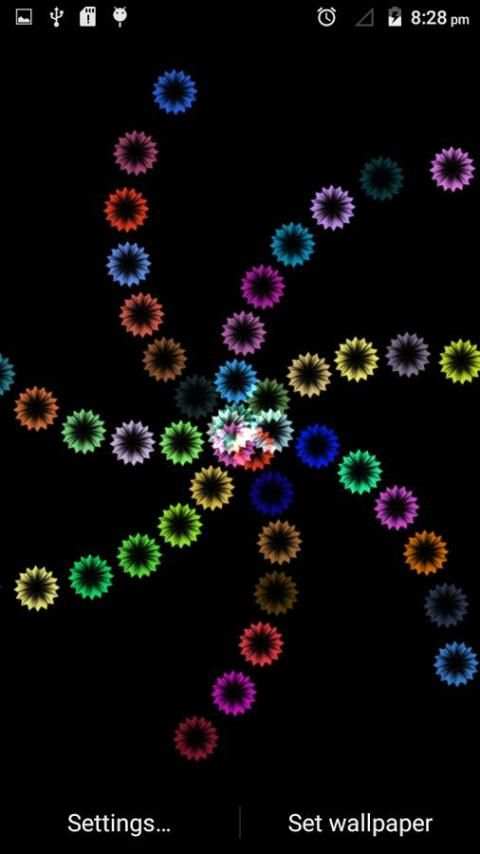Holi Stars Live Wallpaper screenshot 5