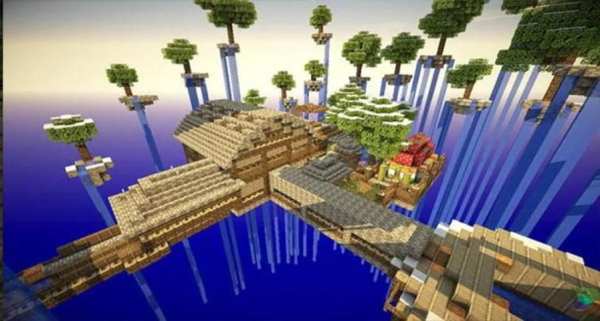 Sky Block 2 Minecraft map 4 تصوير الشاشة