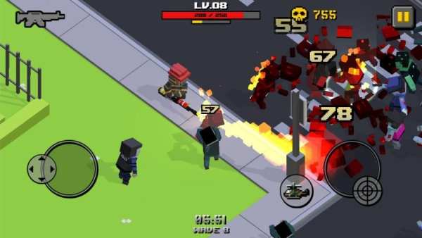 Cube Zombie War screenshot 7