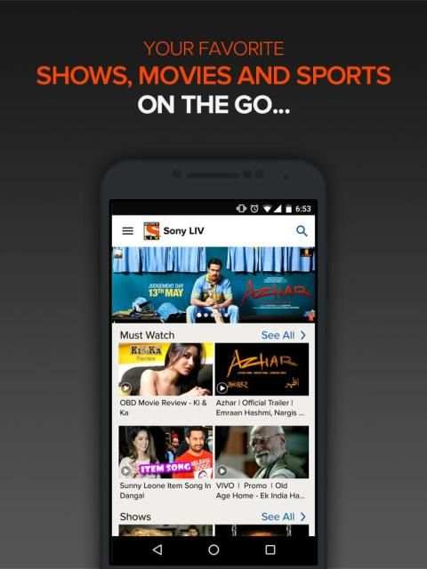 SonyLIV - Shows Movies Sports screenshot 8