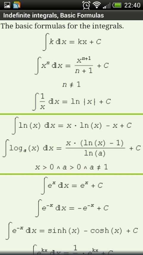 Math2 - mathematics integrals screenshot 6