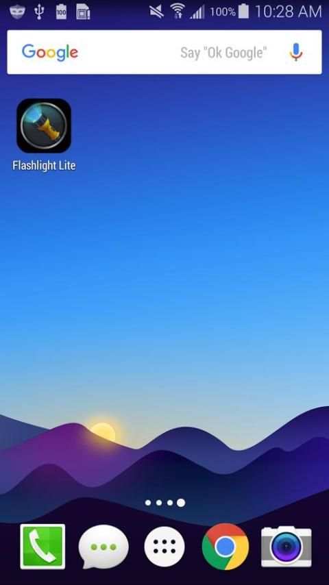 Flashlight Lite Free скриншот 1
