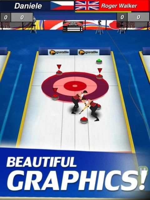 Curling 3D 1 تصوير الشاشة