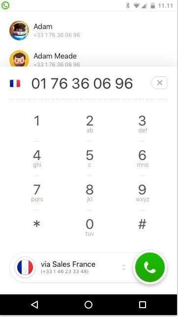 Aircall screenshot 2