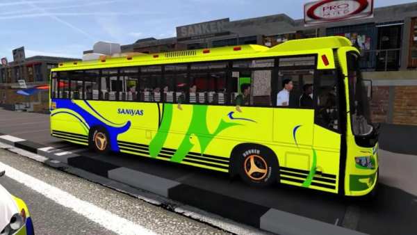 Bus Simulator Game 3D:Tourist Indonesia Heavy Bus screenshot 6