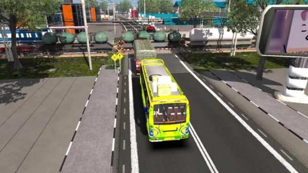 Bus Simulator Game 3D:Tourist Indonesia Heavy Bus screenshot 4