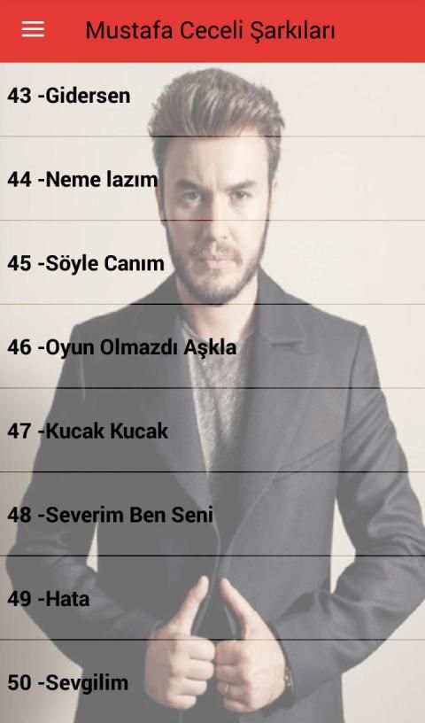 Mustafa Ceceli Şarkıları İnternetsiz ( 50 Şarkı ) screenshot 1