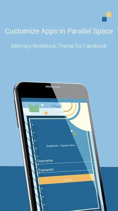 Memory Notebook Theme-Facebook screenshot 3