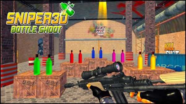 botol penembakan game: game gratis screenshot 1