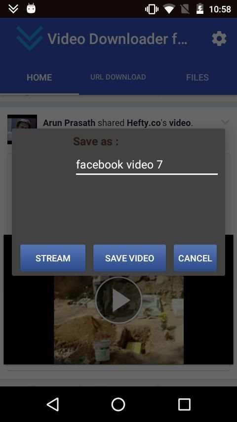 Video Downloader for Facebook скриншот 4