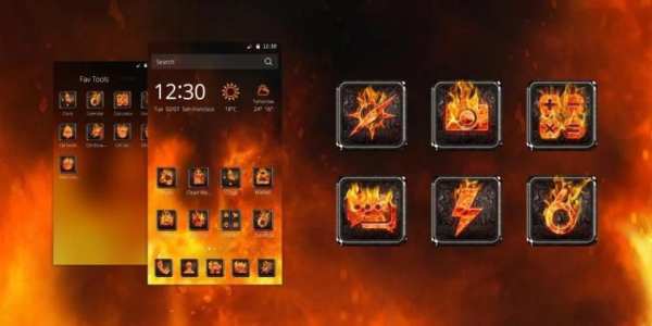 Fire CM Launcher Theme screenshot 4