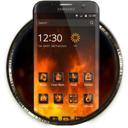 ikon Fire CM Launcher Theme
