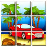 car kids puzzles game