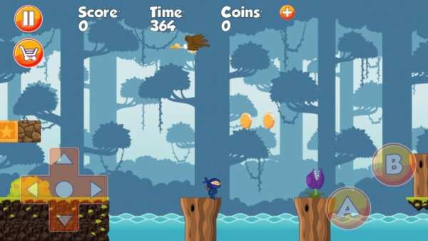 Ninja Super Mari's World screenshot 1