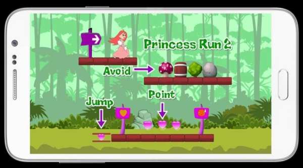 Princess Run 2 screenshot 1