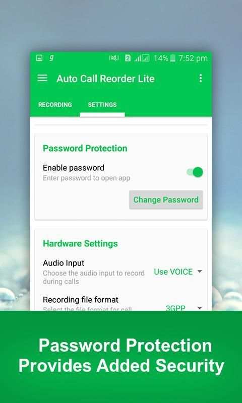 Auto Call Recorder Lite स्क्रीनशॉट 4