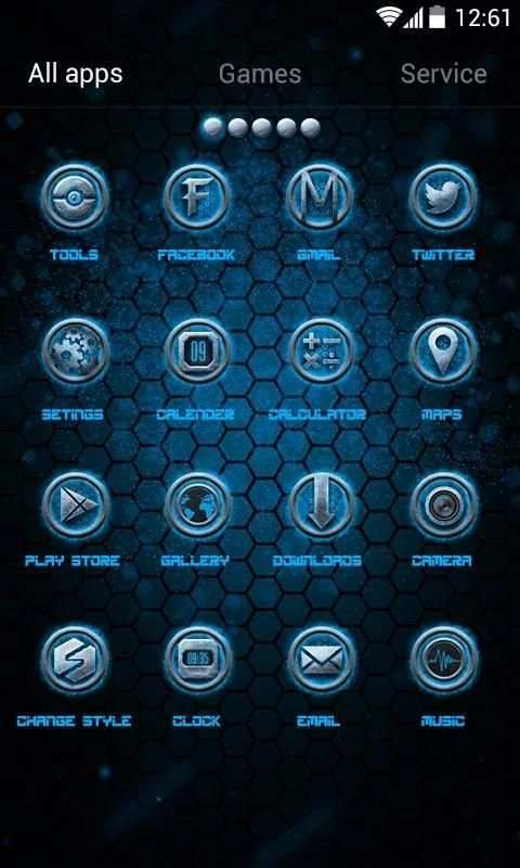 CONTROL GO Launcher Theme скриншот 3