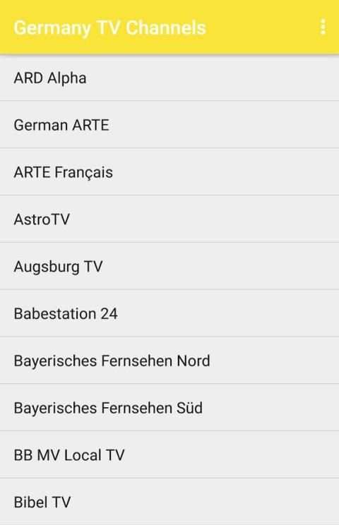 Germany TV Channels Streaming स्क्रीनशॉट 5