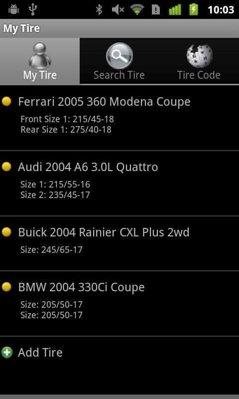 My Tire screenshot 3