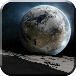 ikon Earth From Moon Live Wallpaper