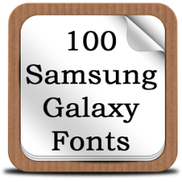 ikon 100 SamsungGalaxy Fonts